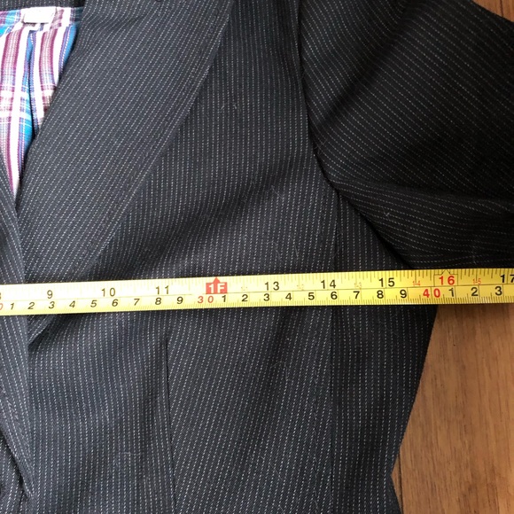 Esprit Pinstripe Blazer Jacket - Picture 6 of 7